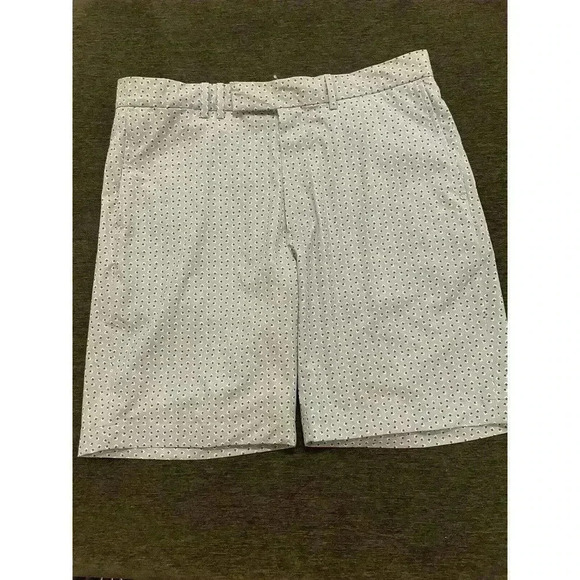 RLX Ralph Lauren Golf Shorts Performance Blue Geometric Patterned Stretch 34 9” - Picture 6 of 6